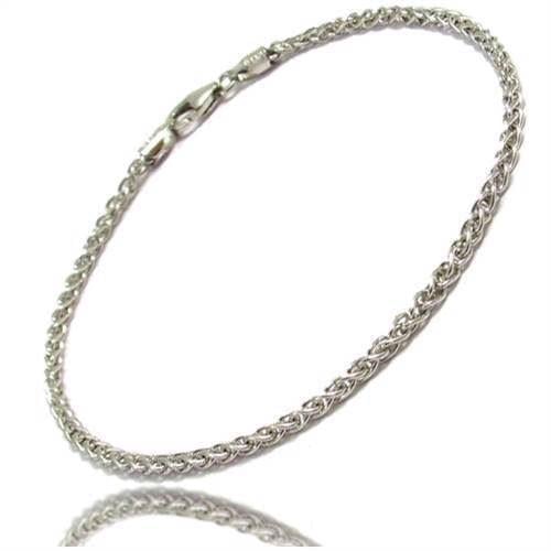 Hvede - Rhodineret sterling sølv halskæder i bredden 1,70 mm og længde 80 cm