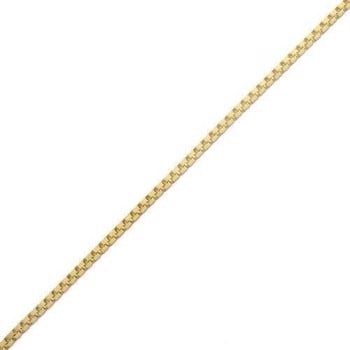 8 kt Venezia Guld halskæde, 42 cm og 1,3 (bredde 1,2 mm)